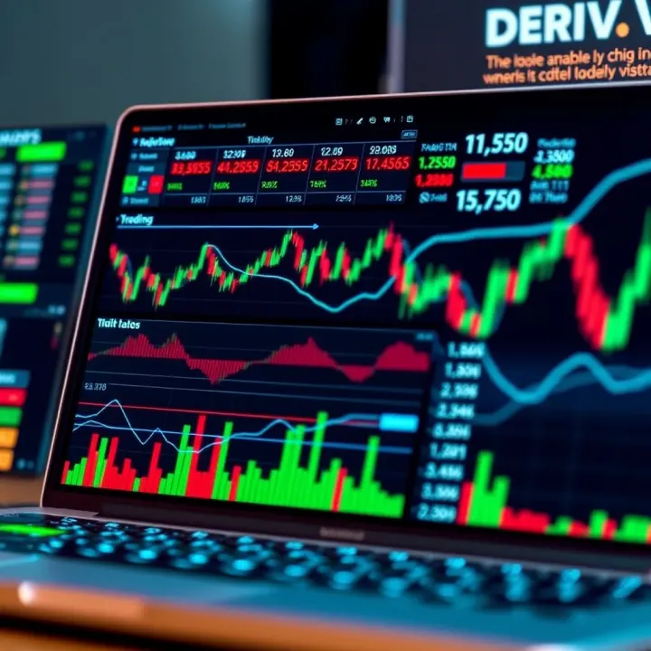 Utilizing TradingView Analytical Tools with Deriv Features for Enhanced Trading Graphical representation of trading strategies using TradingView analytical tools combined with Deriv features
