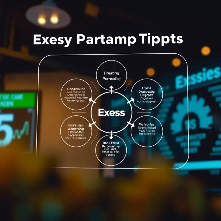 Diagram illustrating different types of partnerships offered by Exness program