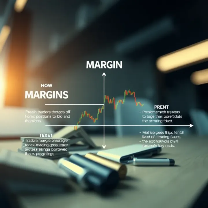 How Margin Enables Larger Forex Positions with Broker Funds Diagram illustrating how margin allows traders to open larger forex positions using borrowed funds from brokers