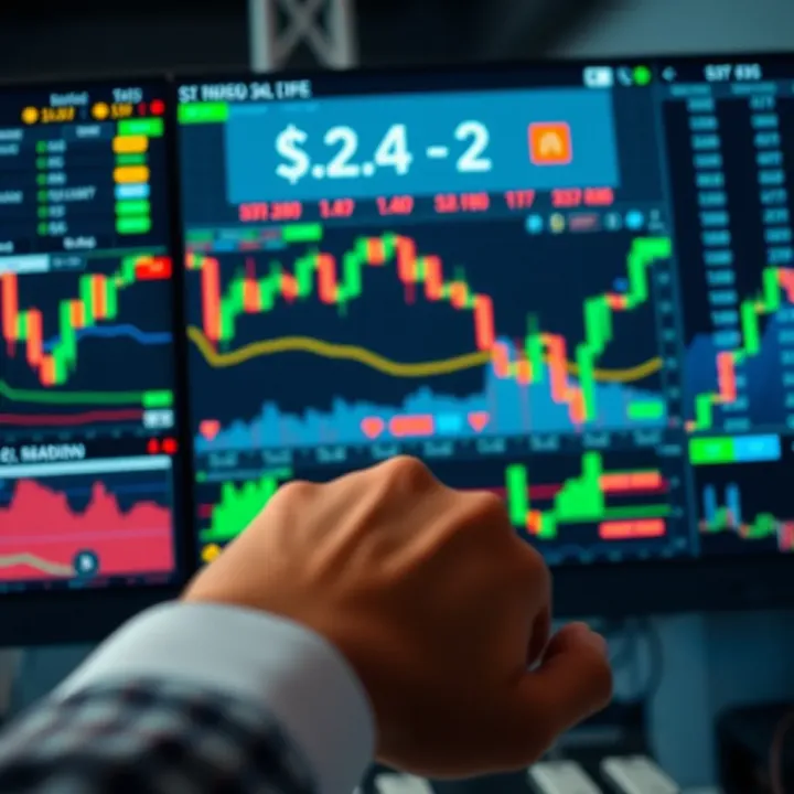 Overview of QX Broker trading platform interface showing charts and market data