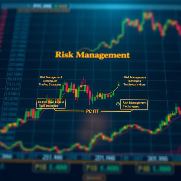 Diagram illustrating risk management techniques and trading strategies for synthetic indices