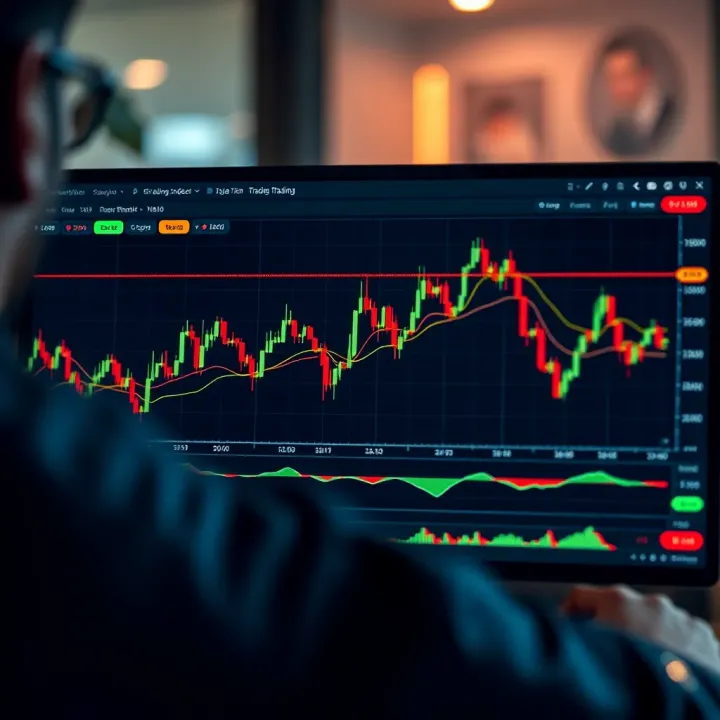 Graph showing trends and patterns of synthetic indices trading on TradingView platform