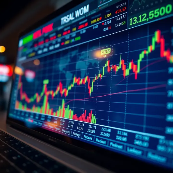 Graph showing key characteristics and market activity during the US forex trading session