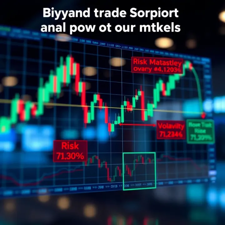 Graph illustrating binary options trading strategies applied to Volatility Index with risk management overlays