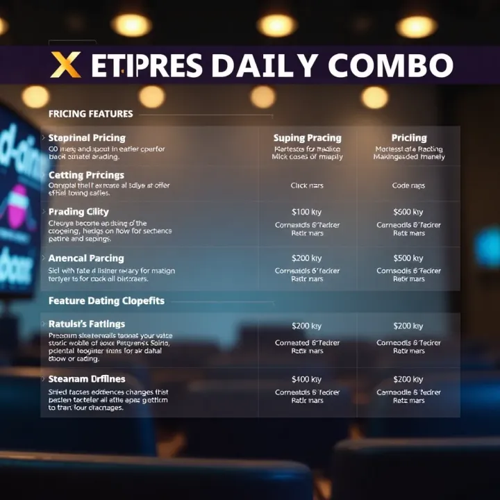 Graphic depicting various features and pricing options of the X Empire Daily Combo service in Nigeria